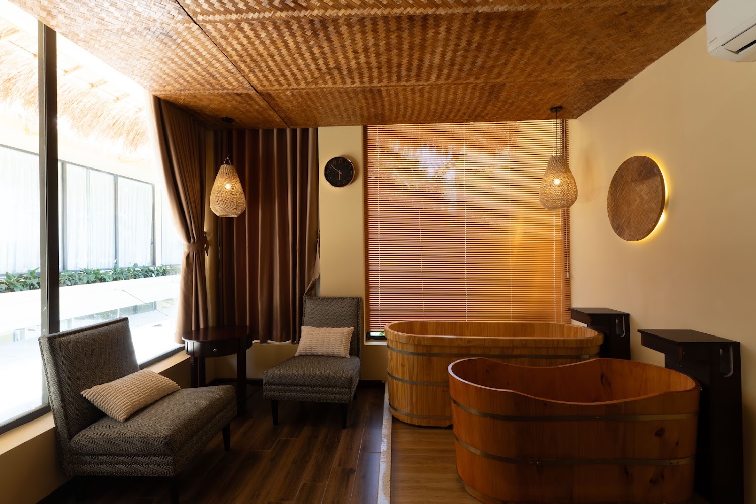 Không gian phòng trị liệu riêng tư chuẩn resort tối giản tại tigon massa
