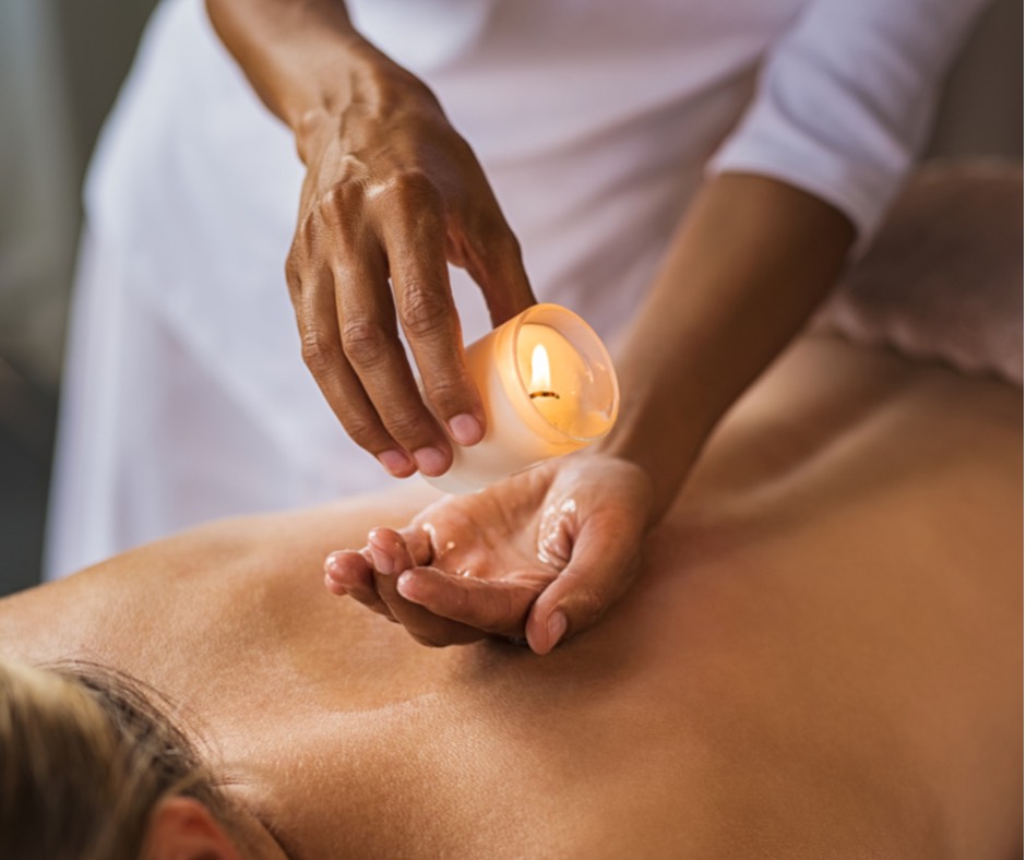 Massage nến